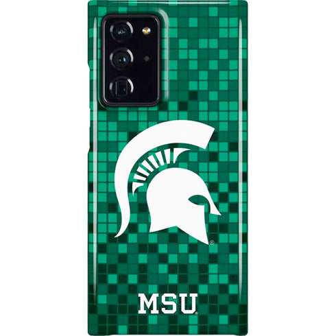 Michigan State University Spartans Digital Pixels Galaxy Cases